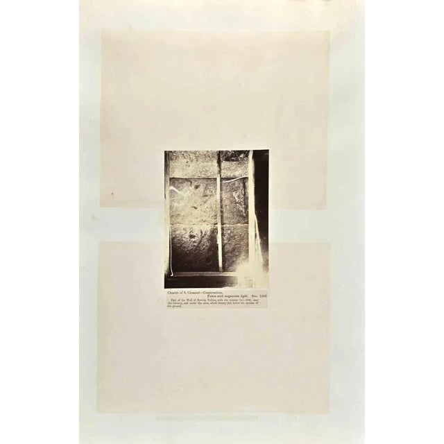 Roman Monuments are a Silver salt photographs on paper, Three images applied on paper, two on the front and one on the...