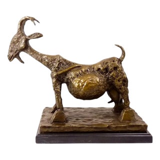 Sculpture of a Goat, 2025, Bronze For Sale