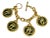 Modern Vintage Karl Lagerfeld Large Signature "Kl" Script Charm Bracelet For Sale - Image 3 of 7
