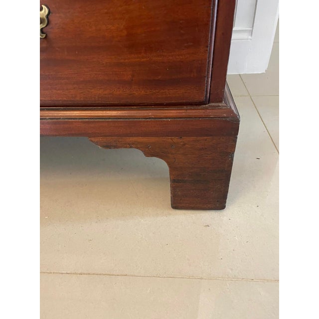 Antique Georgian Mahogany Chest of Drawers, 1780 For Sale - Image 12 of 13