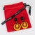 Angela Caputi Angela Caputi Marigold Resin Dangle Pierced Earrings For Sale - Image 4 of 7