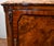 Wood 1890s Antique French Louis XV Burl Walnut Marble Top Pair of Cabinets Credenzas For Sale - Image 7 of 18