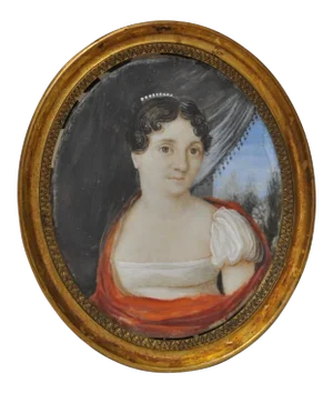 Early 19th Century Classical Italian Portrait Miniature C.1814