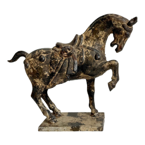 Antique Ming Iron War Horse
