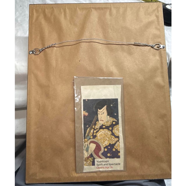 Antique Mid 19th Century Utagawa Kunisada Japanese Woodblock Figural Edo Print For Sale - Image 13 of 15