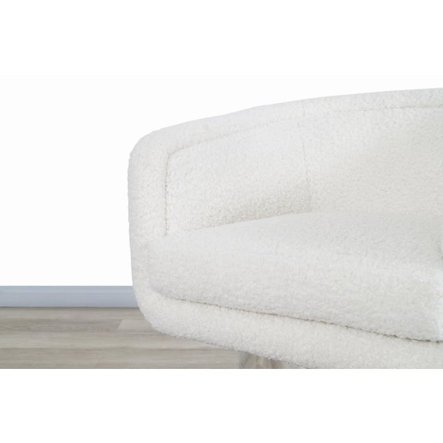 Vintage Chrome Swivel Lounge Chair by Leon Rosen for Pace For Sale In Los Angeles - Image 6 of 10