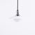 White Model PH 2/1 Pendant Lamp in Chrome by Poul Henningsen for Louis Poulsen, 2010s For Sale - Image 8 of 9