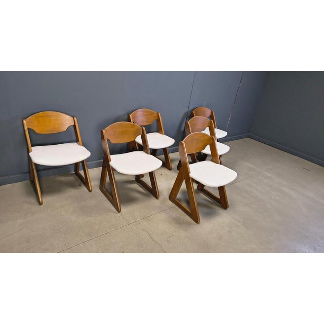 Vintage Brutalist Dining Chairs, 1960s, Set of 6 For Sale - Image 10 of 16