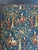 Textile Vintage Upholstered Waverly Fabric "Persia" Ottoman With Turned Wooden Legs For Sale - Image 7 of 12