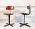 This pair of 1970s school chairs are similar but not identical; the maximum dimensions refer to the larger one. They are...