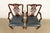 1980s Councill Craftsmen Georgian Carved Mahogany Armchairs, Pair For Sale - Image 5 of 14