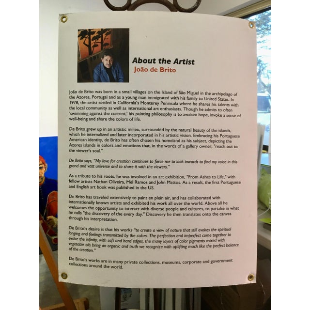 “Bay View” Landscape Giclee Print by Joao De Brito - For Sale In Monterey, CA - Image 6 of 7