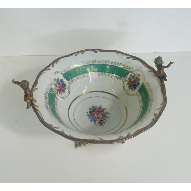 Vintage Centerpiece, Limoges, 1950s For Sale - Image 4 of 8