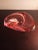 Contemporary 1980s Signed Pink Swirl Art Glass Ashtray Bowl by Val Saint Lambert For Sale - Image 3 of 8