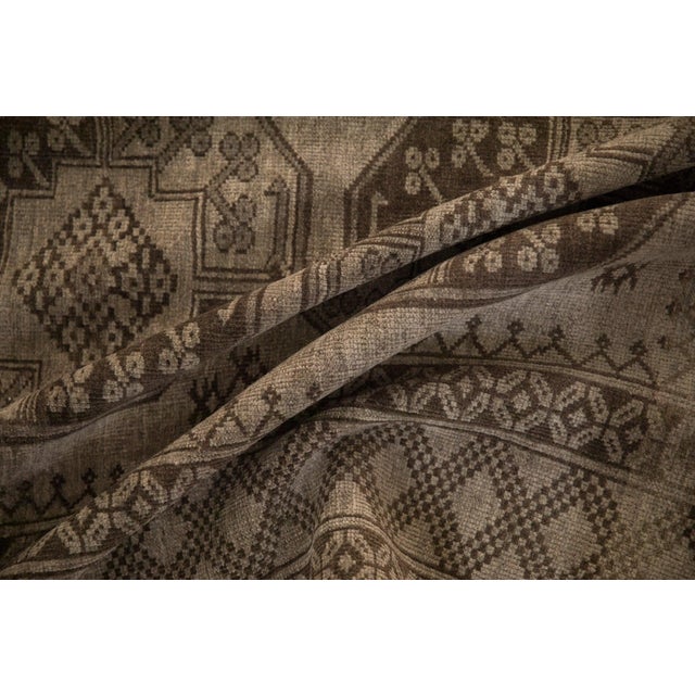 Vintage Distressed Ersari Carpet - 7'11" x 11'5" For Sale - Image 9 of 12