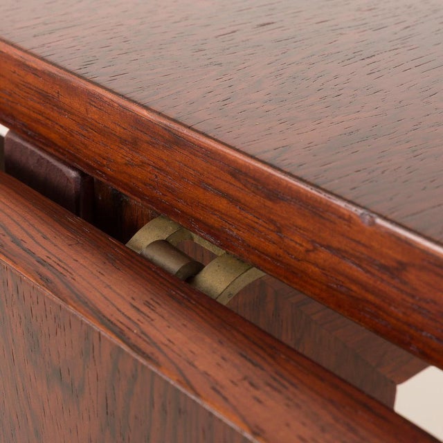 Shelving Wall Unit with Extendable Desk by Poul Cadovius for Cado, 1960s, Set of 5 For Sale - Image 6 of 15