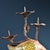 Chinese Antique Chinese Cloisonné & Bronze Crane Turtle Candle Holder - 5.5 LBS For Sale - Image 3 of 9