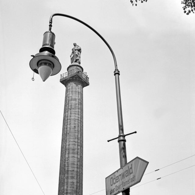 1930s Ludwigs Column at Luisenplatz Square at Darmstadt, Germany, 1938, Printed 2021 For Sale - Image 5 of 5
