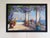 This breathtaking original oil painting by Italian artist Moriani captures the serene beauty of a Mediterranean terrace...