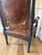 Late 19th Century Pair of Antique Victorian Gothic Revival High-Back Walnut Armchairs — C. 1870–1885 For Sale - Image 5 of 7