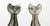 "Op Art Felines": Pair of Vintage Abraham Palatnik Lucite Cat Sculptures 1970s A charming and collectible pair of kinetic...