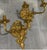 Bronze 19th Century Ornate French Rococo Gilt Bronze Wall Sconces - A Pair For Sale - Image 8 of 11