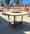 Michael Taylor Michael Taylor Outdoor Dining Table With Natural Stone Top For Sale - Image 4 of 6