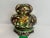 William Morris 1950s Italian Flora & Fauna Lamp For Sale - Image 4 of 17