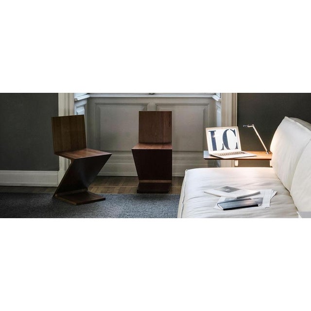 Zig Zag Chairs by Gerrit Thomas Rietveld for Cassina, Set of 2 For Sale - Image 12 of 16