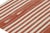 Contemporary Rug & Kilim’s Contemporary Dhurrie Rug in Rust and White Stripes For Sale - Image 3 of 7