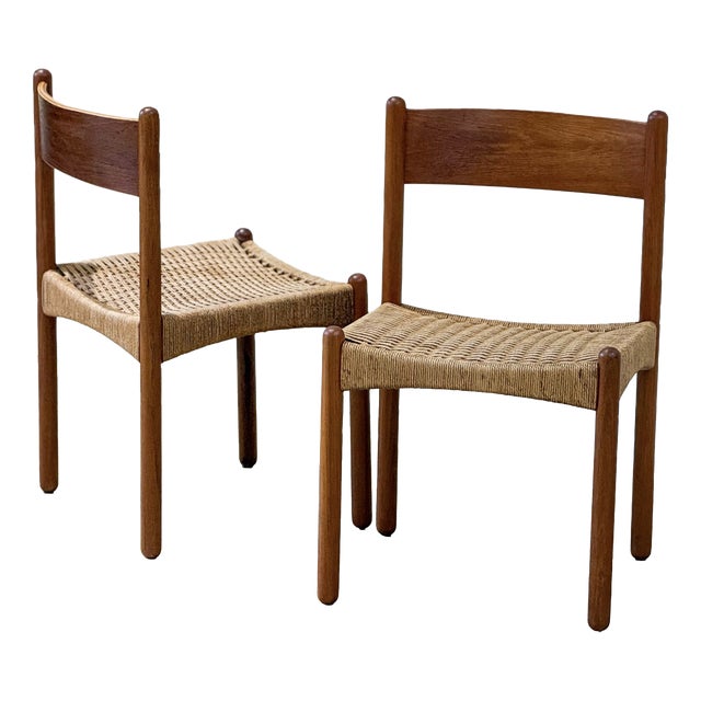 Mid-Century Modern Danish Dining Chairs, 1960s, Set of 6 For Sale