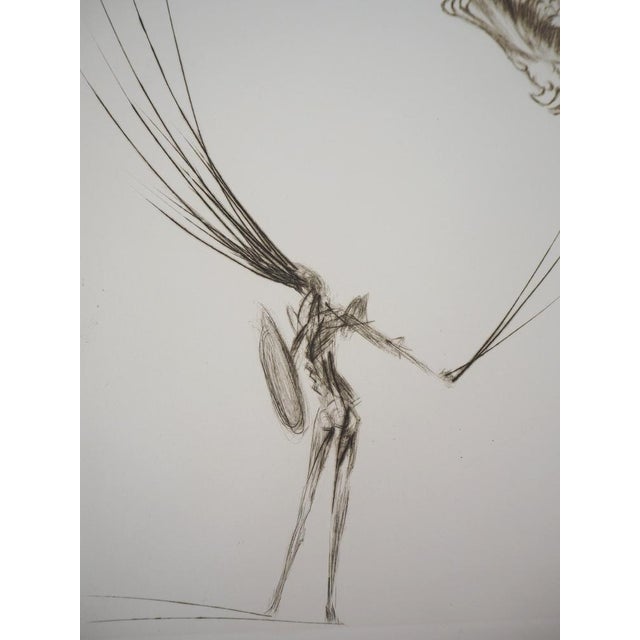 Salvador Dali, Tristan and the Dragon, 1970, Original Etching For Sale - Image 3 of 8