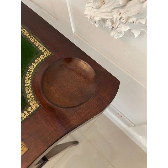 Antique Edwardian Mahogany Hand Painted Card Table, 1900s For Sale - Image 11 of 17