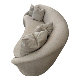 Baker Curved Sofa For Sale