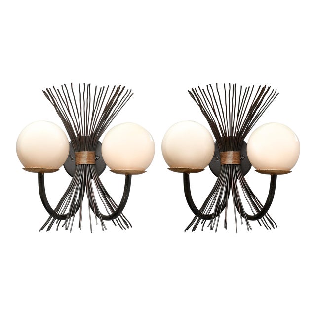 Vintage Mid-Century Italian Sconces For Sale