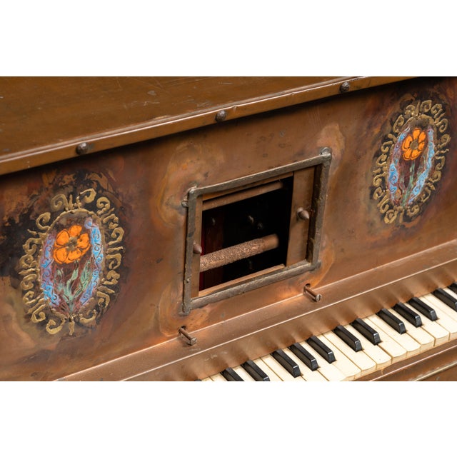 Vintage Figural Brass Piano Sound and Light Stage Prop For Sale - Image 11 of 14