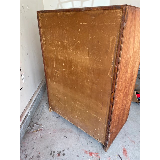 Vintage Rustic Tool Cabinet With 7 Drawers For Sale - Image 10 of 11