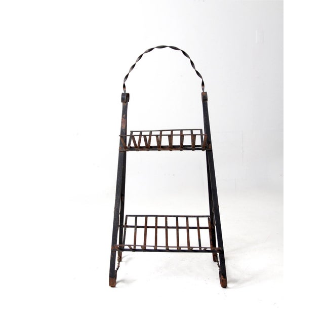 Vintage Wrought Iron Rack Chairish