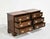 Mid 20th Century Vintage Chippendale Style Three-Drawer Nightstands With Brass Batwing Pulls - A Pair For Sale - Image 5 of 12
