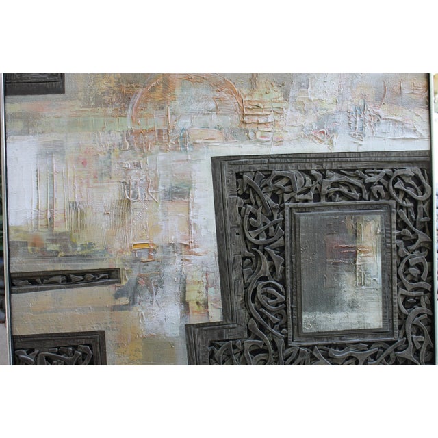 1970s Mixed-Media Painting by Don Clausen For Sale - Image 5 of 11