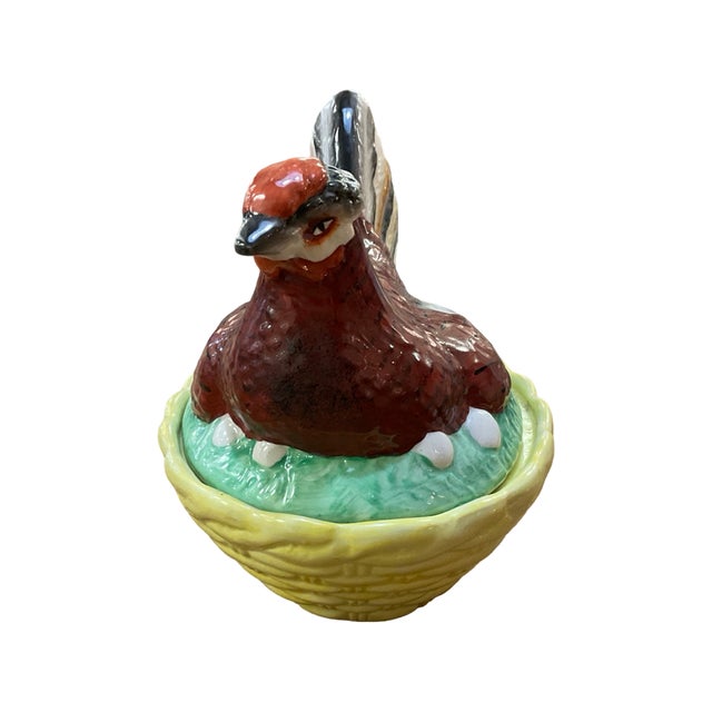 English Late 19th Century Staffordshire Brown Hen on Nest Lidded Tureen For Sale - Image 3 of 7