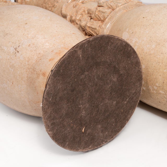 Chinese Song Yuan Dynasty 13th 14th Century Qinghai Funerary Pottery Jars Mounted as Lamps a Pair For Sale - Image 16 of 18