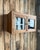 Small Wall-Mounted Walnut Display Case, 1940s For Sale - Image 4 of 13