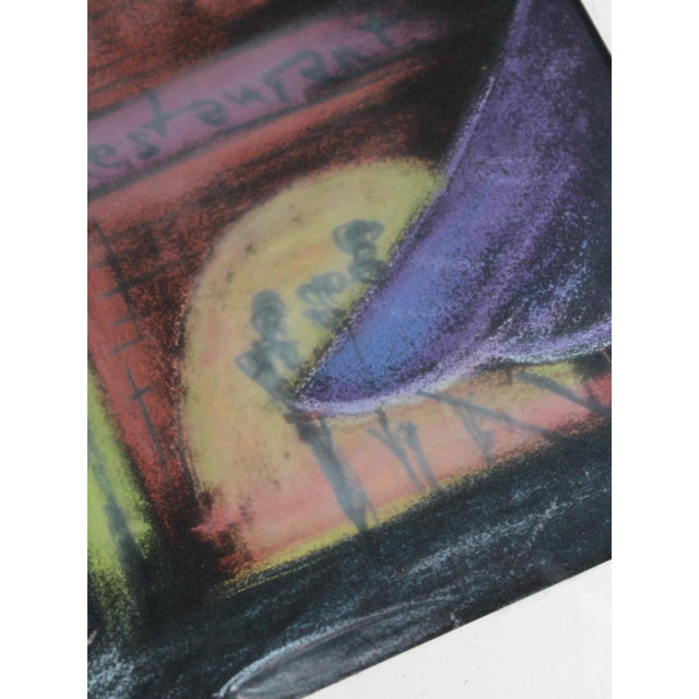 Henryk Barczyński, Paris, 1920, Pastel on Paper For Sale - Image 4 of 7