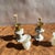 White 20th Century Victorian-Style Miniature Milk Glass Oil Lamps- A Pair For Sale - Image 8 of 11