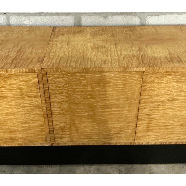Vintage Boho Monumental Burl Credenza For Sale - Image 10 of 10