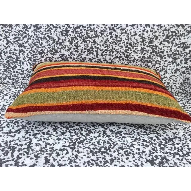 1960s Turkish Kilim Pillow Cover For Sale - Image 5 of 6