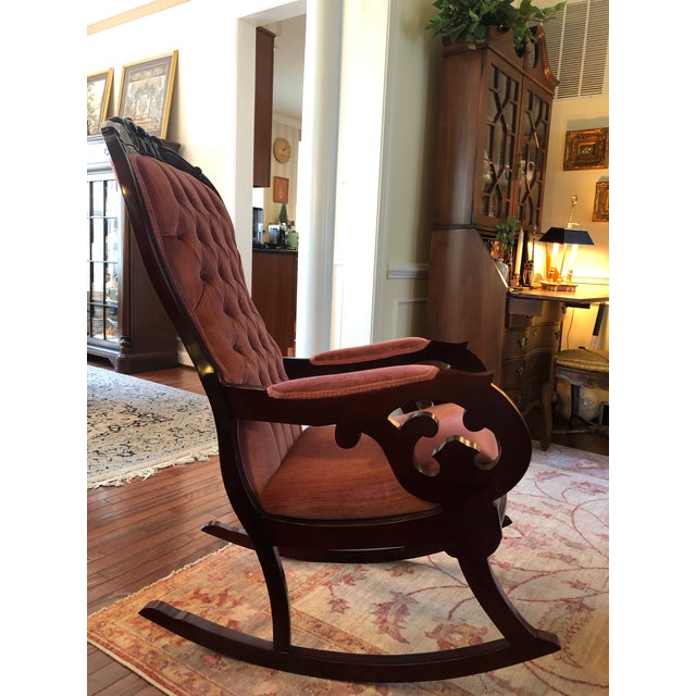 Reproduction Abraham Lincoln Rocking Chair Chairish