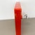 Metal Minimalist Pop Art Red Orange Metal Wall Light from Sölken Lights, Germany, 1970s For Sale - Image 7 of 18