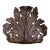 Edigo Casagrande Brass Palm Frond Leaf Candle Sconce Borgo Valsugana Italy For Sale
